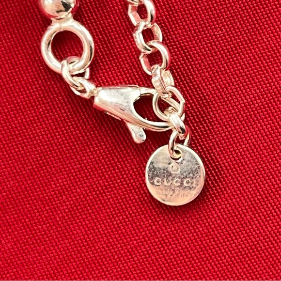 GUCCI INTERLOCKING G NECKLACE IN SILVER - Picture 7 of 7